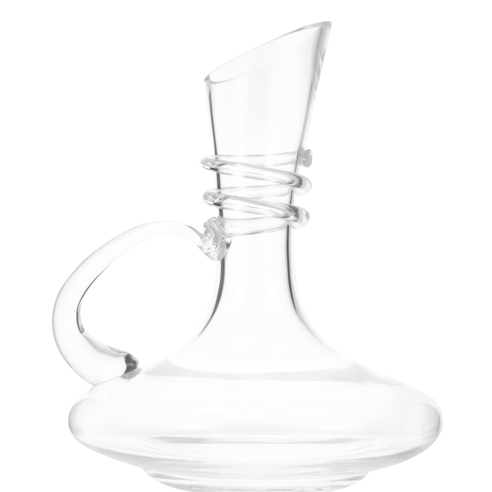 Hemoton 1-Piece Premium Wine Decanter with Aerator - Elegant Glass Carafe for Red Wine, Whiskey, Coffee, Tea & Cold Water - Perfect for Home Bar, Dinner Parties & Gift Giving