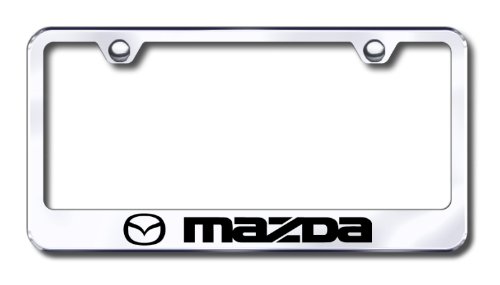 Gold Mazda License Plate Frame - Durable & Stylish Car Accessory for Mazda Vehicles - Perfect for Show Cars, Daily Drivers & Custom Builds