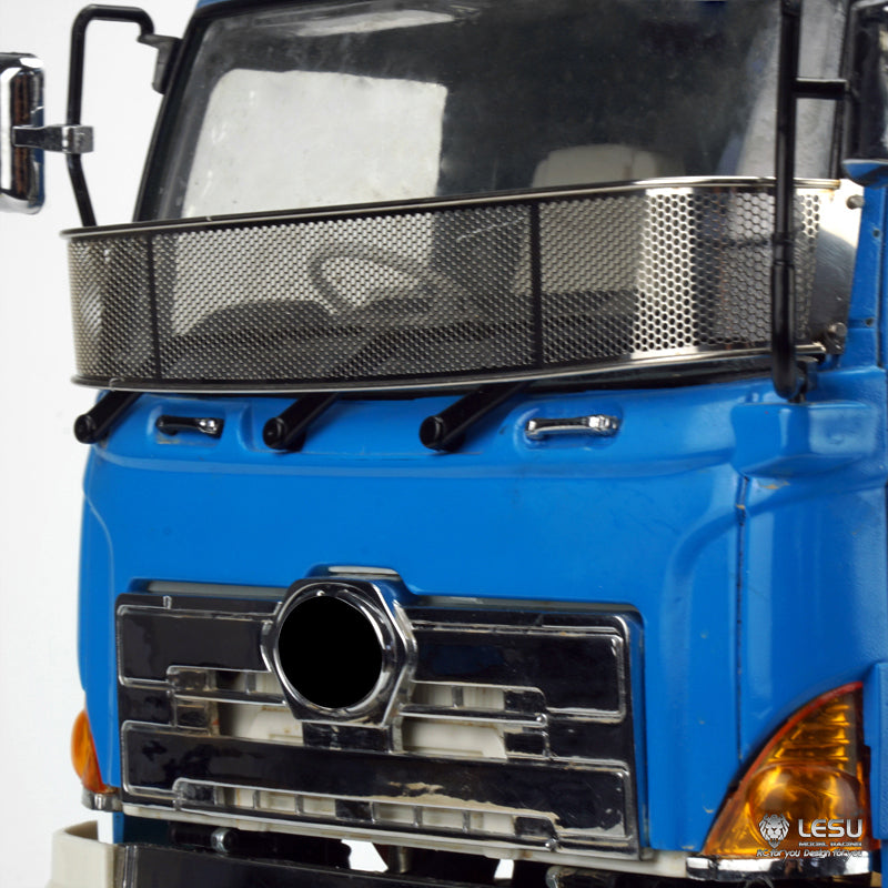 1/14 LESU700 RC Tractor Truck Metal Bumper & Wheel Carrier - DIY Model Dumper Accessory for RC Construction Vehicles - Perfect for Off-Road Crawling & Heavy Duty Simulation Play