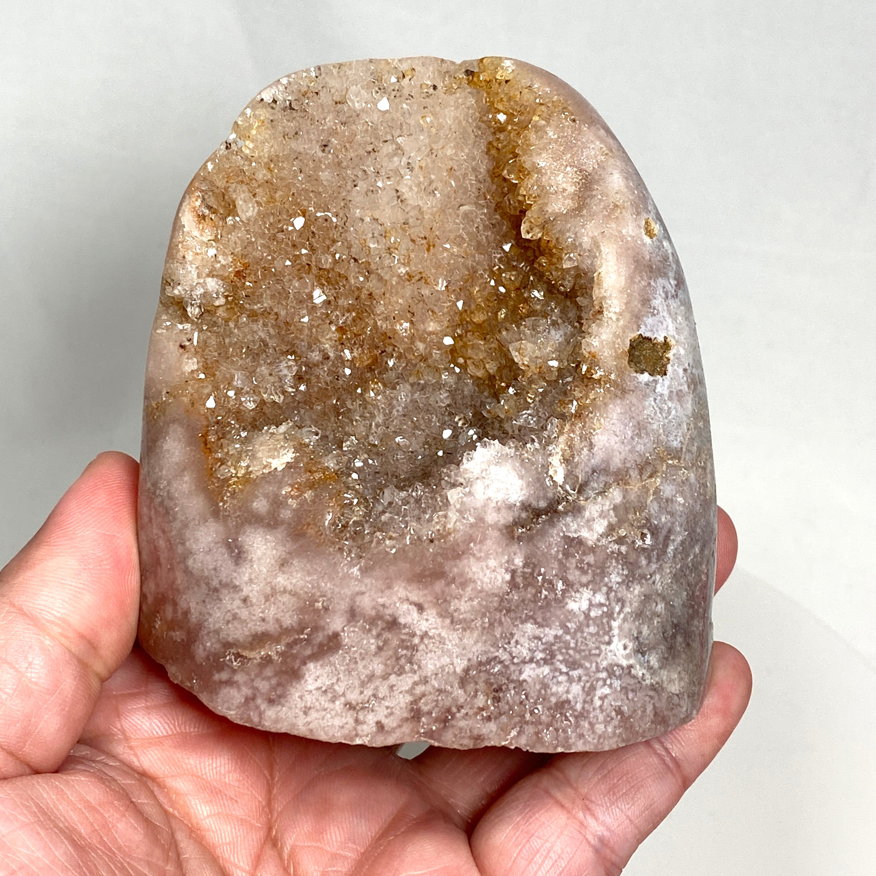 Natural Pink Amethyst Freeform Stone - Healing Crystal for Meditation, Yoga & Home Decor - PAF 04 Gemstone Specimen