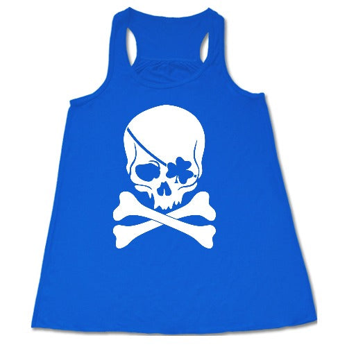 Shamrock Skull Graphic T-Shirt for Men & Women | St. Patrick's Day Party Outfit | Casual Streetwear & Festival Fashion