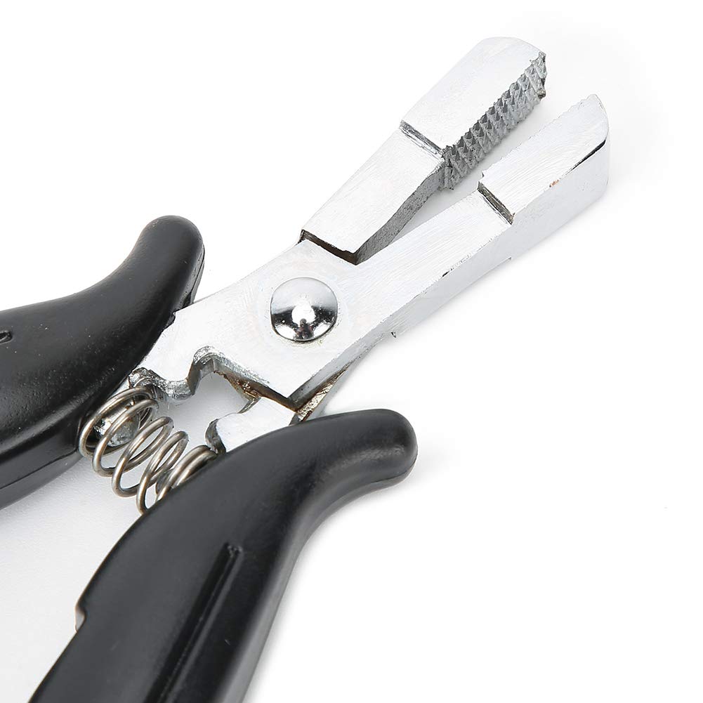 Professional Hair Extension Pliers for Micro Rings Beads - Black Hair Extension Tool for Seamless Micro Ring Installation | Perfect for Salons, DIY Hair Extensions & Styling at Home