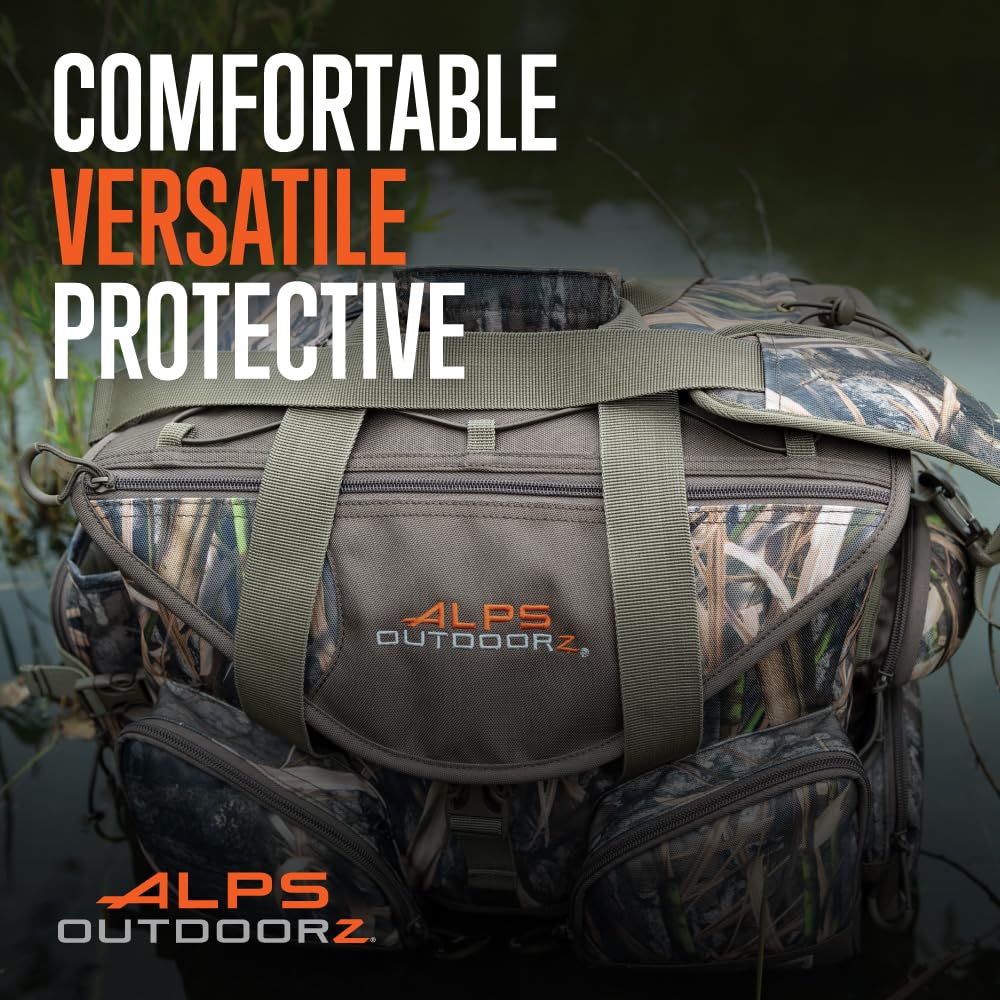 ALPS OutdoorZ Deluxe Floating Blind Bag - Waterproof Hunting Duffel Bag with Removable Dividers, Thermos Sleeve & Padded Shoulder Strap - Perfect for Duck Hunting, Waterfowl Hunting & Outdoor Adventures