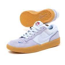 Nike SB Force 58 PRM L Shoes - Premium Skateboarding Sneakers for Men in Football Grey/Gum Light Brown - Perfect for Streetwear, Skateboarding & Casual Wear