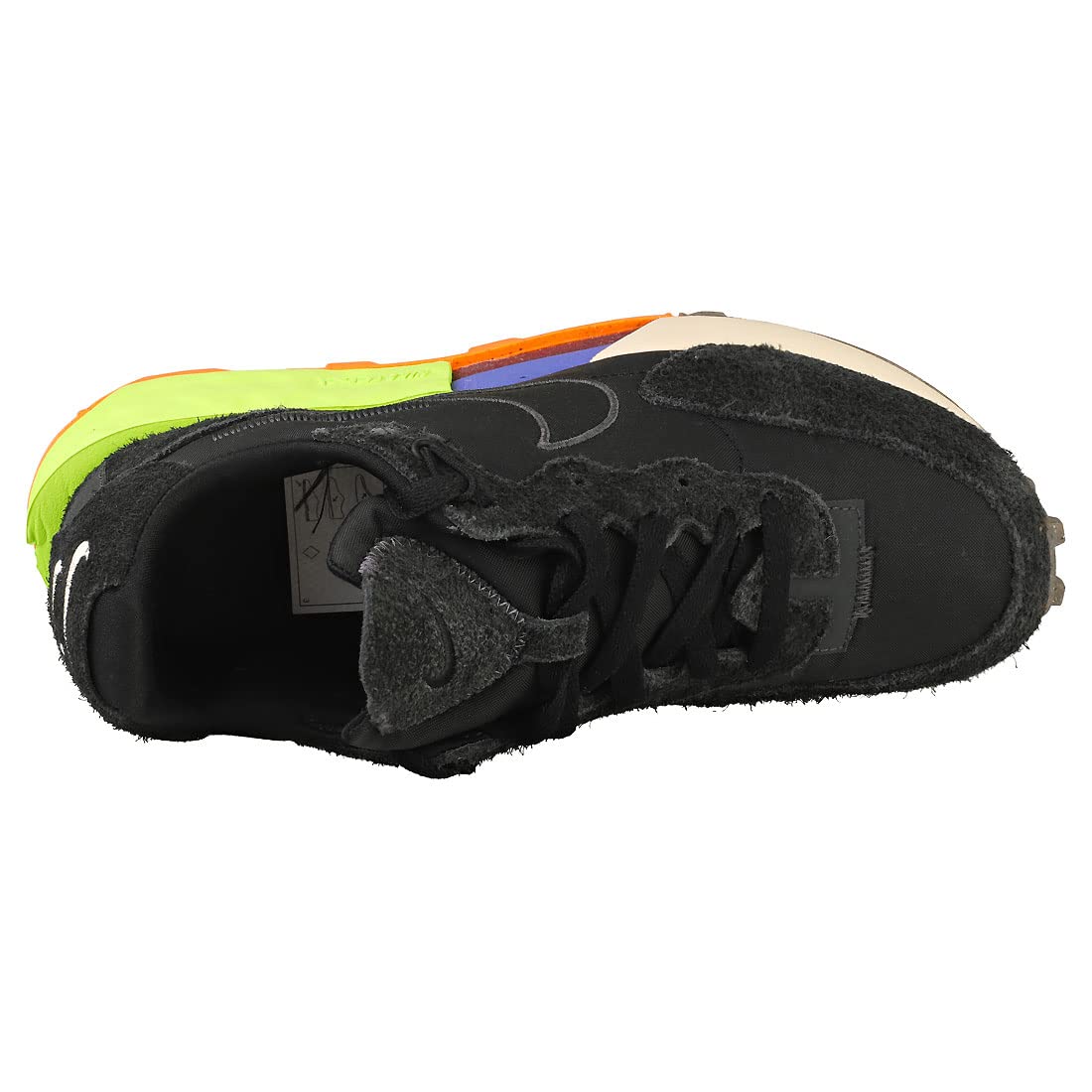 Nike Women's Waffle One NN Running Shoes - Black/Black-Volt-Anthracite - Size 8.5 - Lightweight Comfort for Jogging, Gym Workouts & Everyday Wear