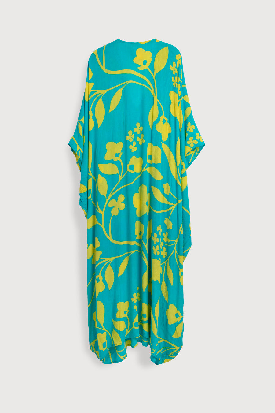 Stylish Floral Print Kaftan Maxi Dress for Women - Boho Beach Cover Up, Pool Party, Summer Vacation Outfit