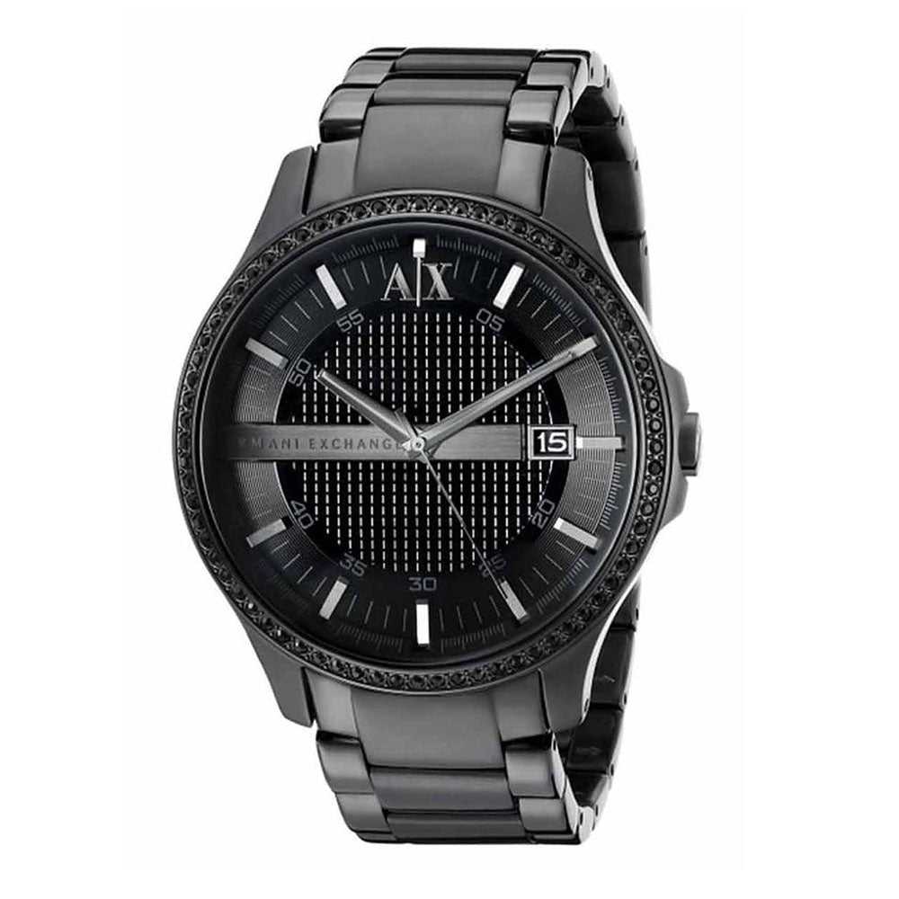ARMANI EXCHANGE AX2173 Men's Analog Quartz Watch - Black Stainless Steel Band, Water Resistant, Fashion Chronograph for Business, Casual & Formal Wear