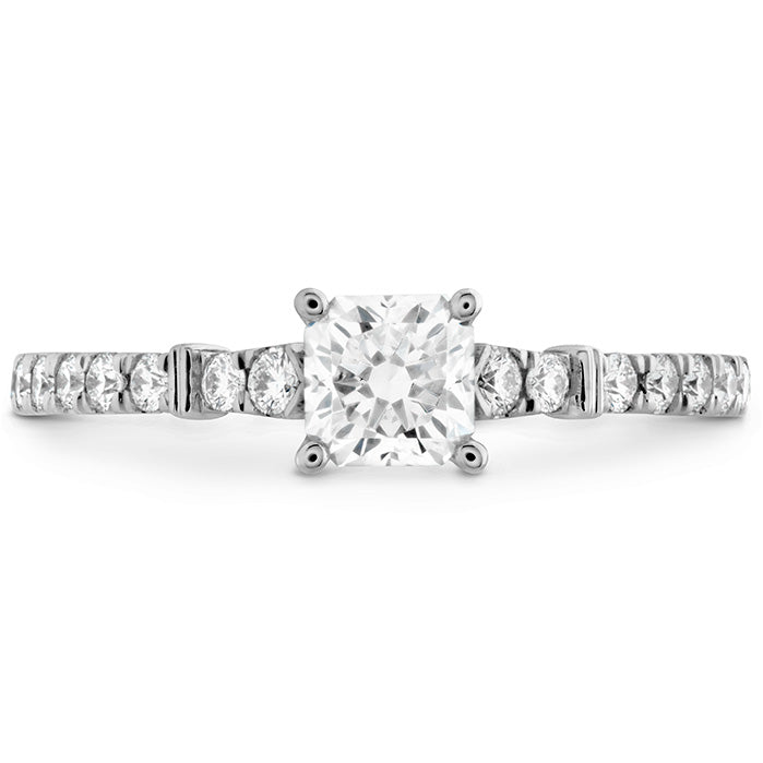 Hearts On Fire Cali Chic Dream Rope Engagement Ring - 14K White Gold Diamond Wedding Band for Women, Perfect for Proposals, Anniversaries & Romantic Occasions
