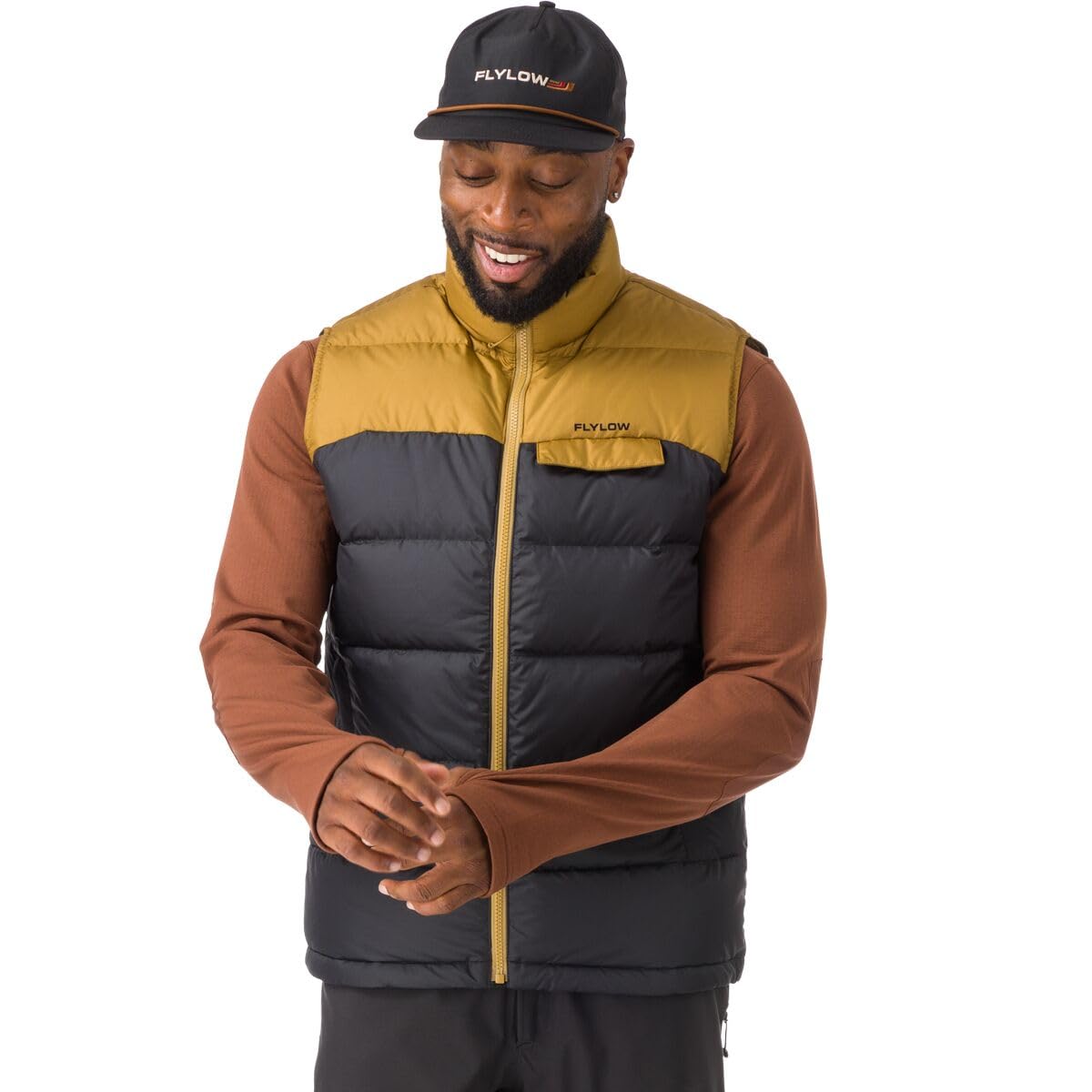 Flylow Larry Vest 2025 - Lightweight Insulated Men's Ski Jacket for Cold Weather - Perfect for Skiing, Snowboarding & Winter Outdoor Activities