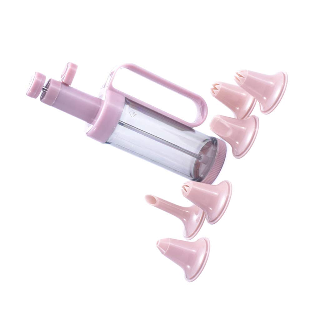 Hemoton Cookie Press Gun Kit with 12 Piping Tips - Stainless Steel Cookie Maker & Dessert Decorator for Baking, Cake Decorating, DIY Cookies - Perfect for Home Kitchen & Bakery Use