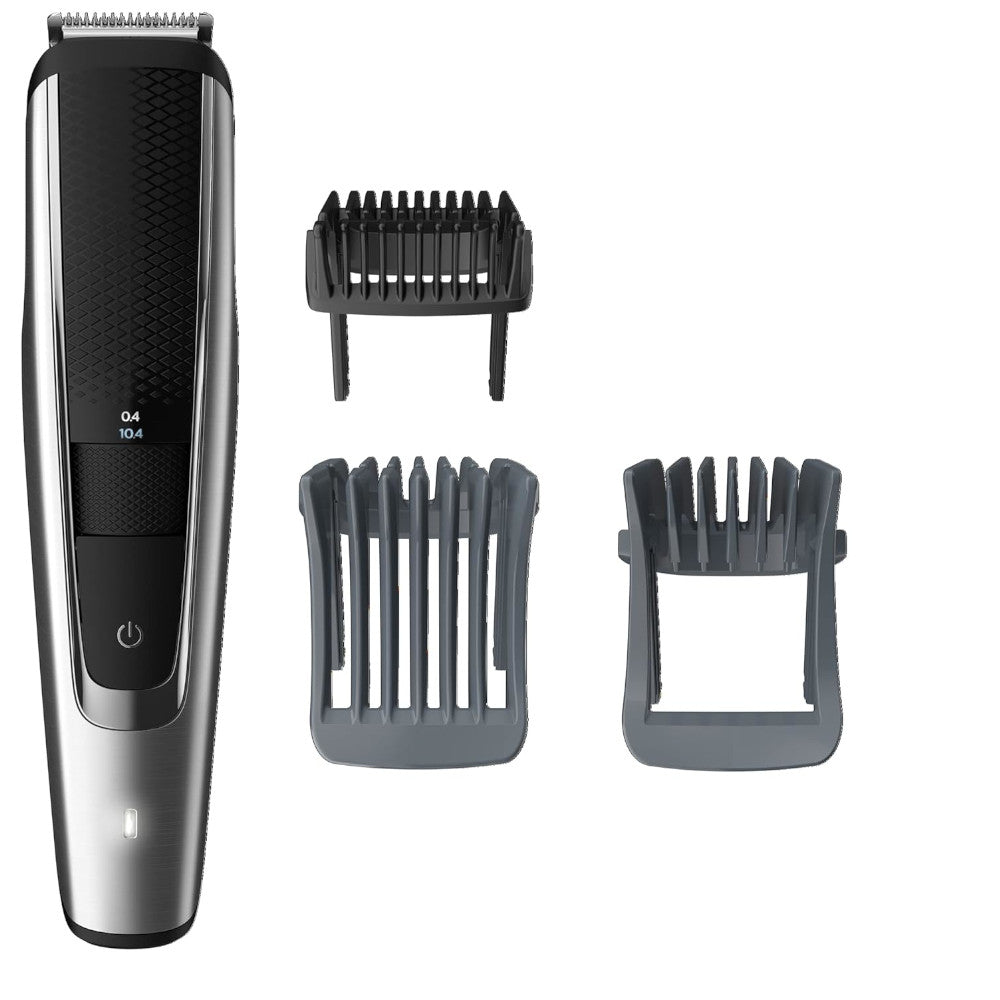 PHILIPS BT5511/15 Series 5000 Beard Trimmer for Men - Precision Stubble & Facial Hair Grooming Kit with Cordless Design - Perfect for Travel, Home & Professional Use