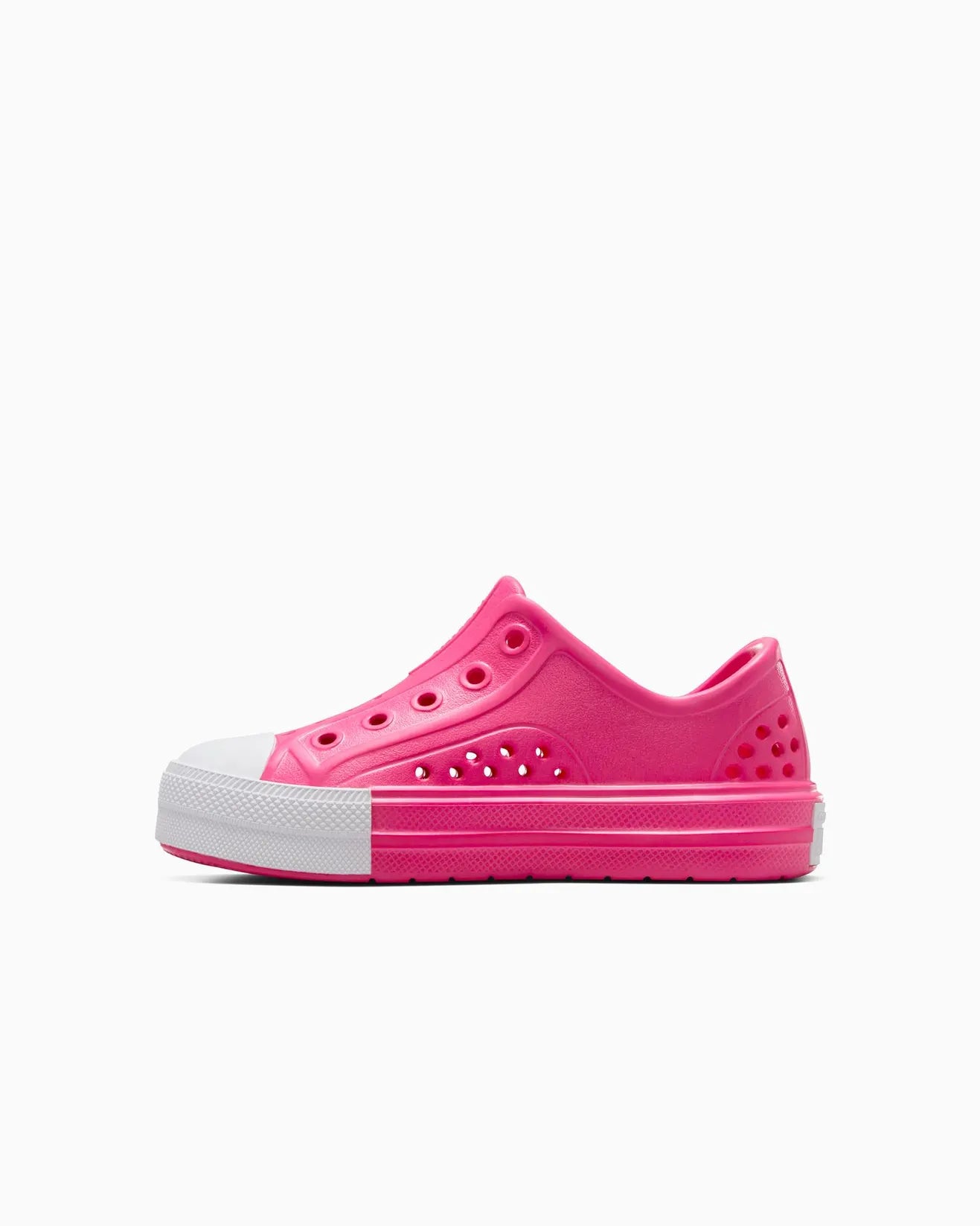 Converse Kids All Star Play Lite CX Easy On Clogs - Fuchsia/White - Comfortable & Stylish Toddler Shoes for Playtime & Everyday Wear