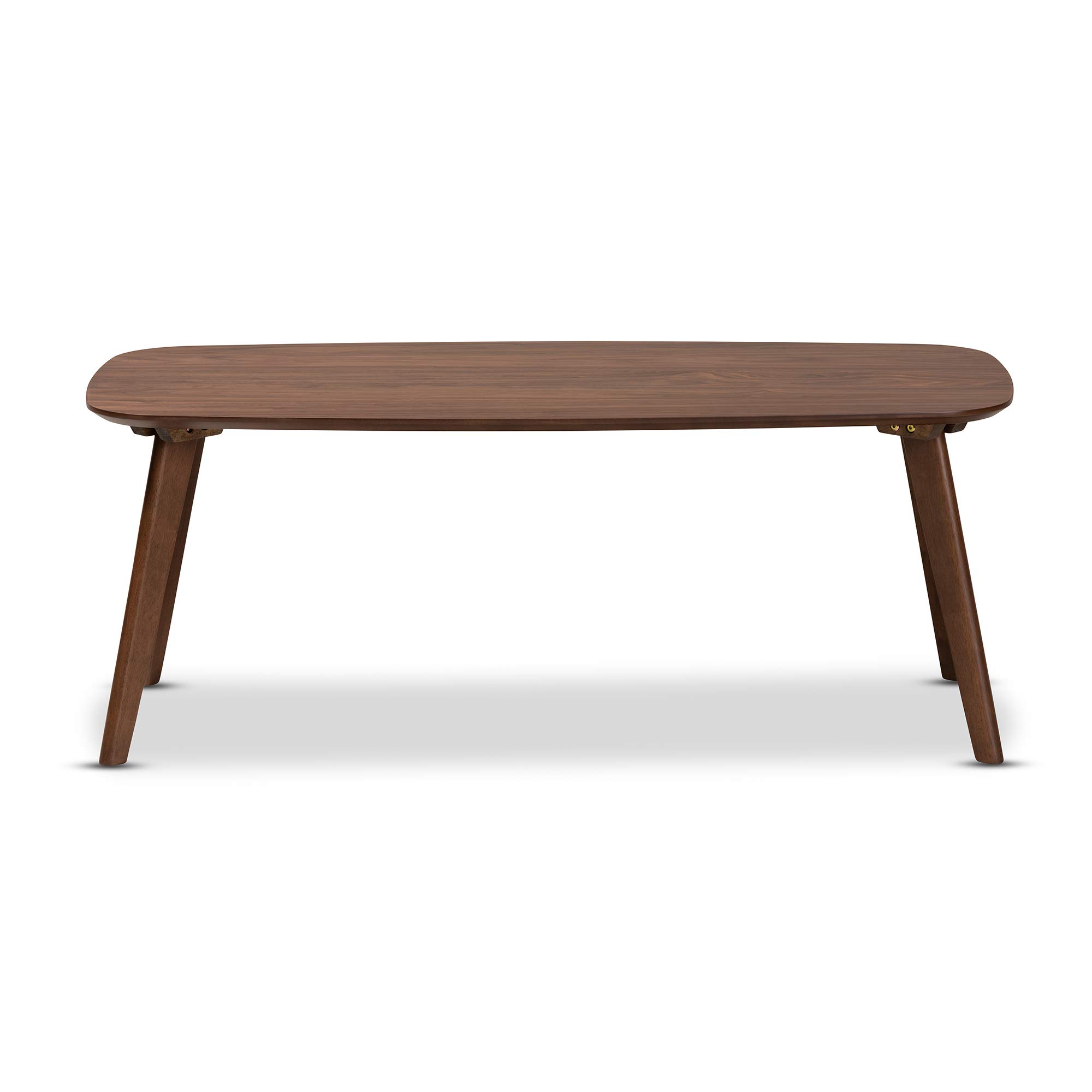 Baxton Studio Modern Walnut Coffee Table - Mid-Century Design for Living Room, Office & Lounge - Perfect for Home Decor & Entertaining