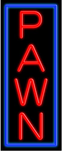 Vintage Pawn Shop Glass Neon Sign #11013 - Handcrafted in USA | Perfect for Bar, Casino, or Retro Home Decor