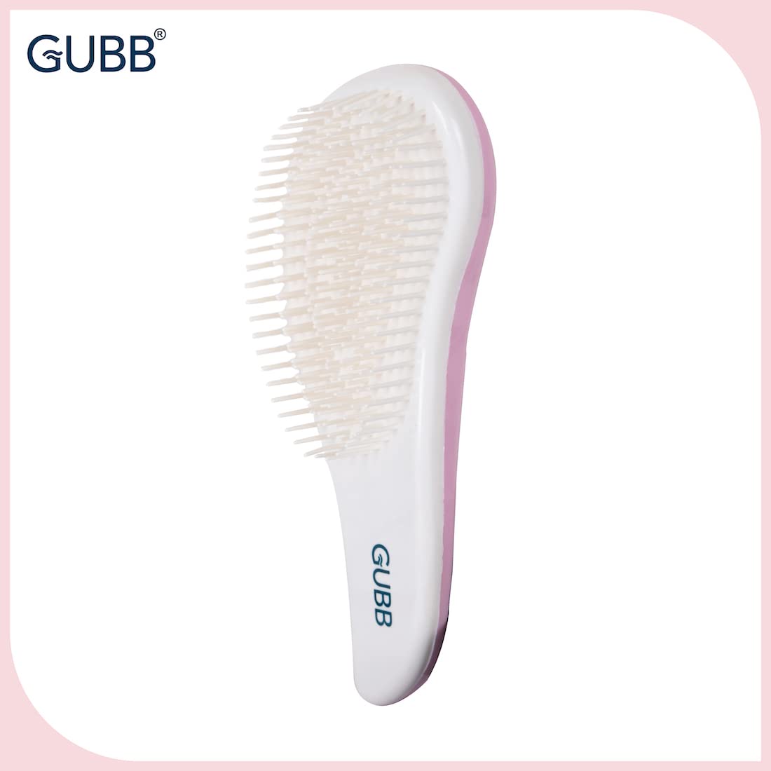 GUBB Mini Detangling Hair Brush for Women, Men & Kids - Wet & Dry Hair Comb with Smooth Glide Technology | Perfect for Travel, Home & Salon Use