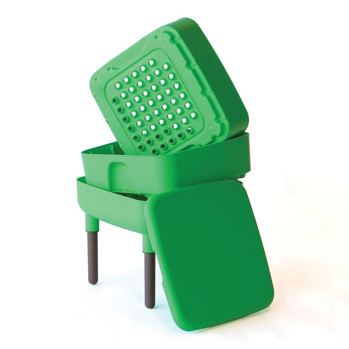 FCMP Essential Living Composter - Outdoor Indoor Kitchen Compost Bin for Organic Waste, Eco-Friendly Composting Solution for Garden, Home & Sustainable Lifestyle