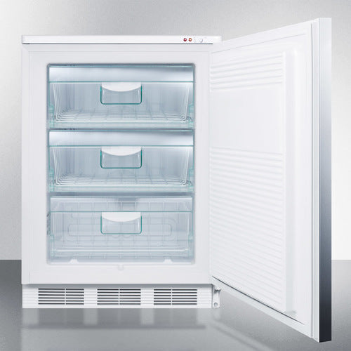 Accucold 24-Inch Wide All Freezer VT65ML7SSHH - Energy Efficient Upright Freezer for Home, Garage & Basement Storage - Perfect for Frozen Food, Meat & Bulk Groceries