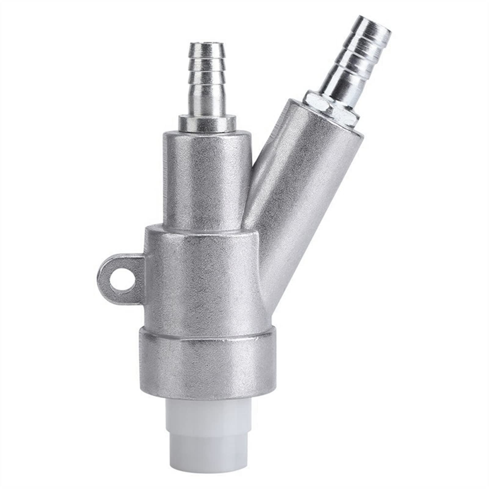 ADUCI 1pc Air Sandblaster Gun with Boron Carbide Nozzle - Silver Sand Blasting Equipment for Cabinet | Perfect for Metal Surface Cleaning, Rust Removal & Paint Stripping