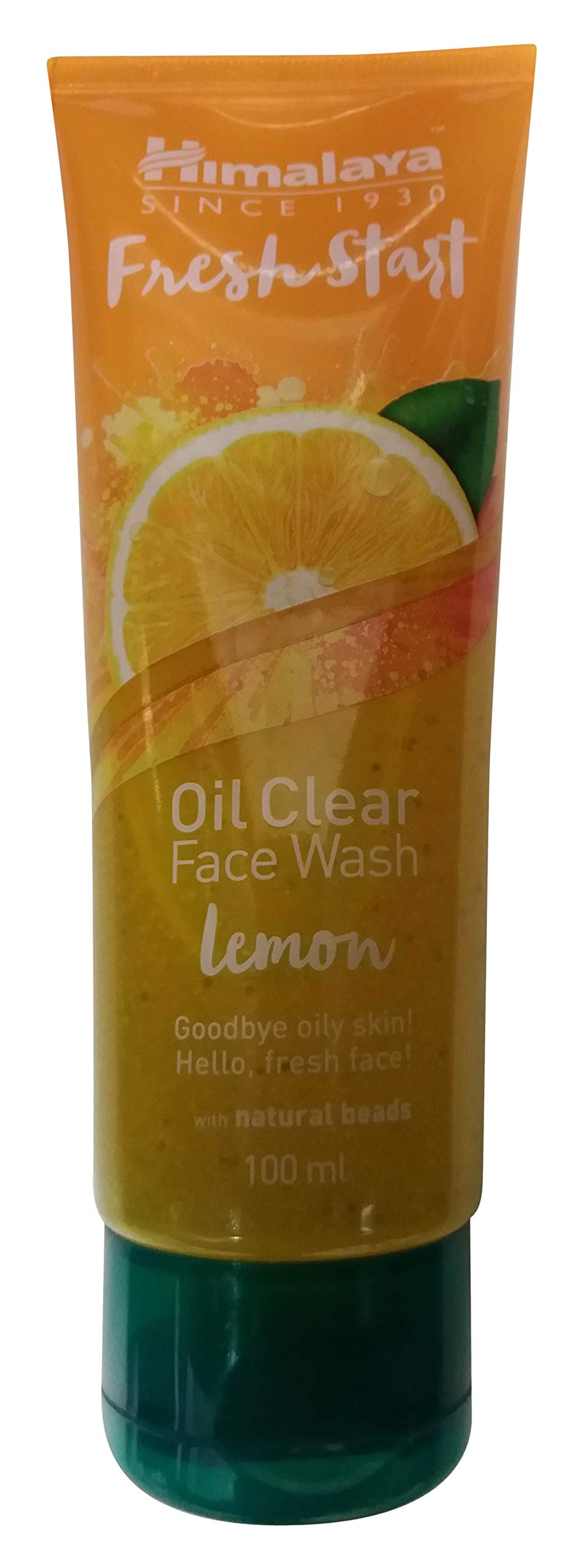Himalaya Fresh Start Oil Clear Face Wash with Lemon - 100ml Tube for Oily & Acne-Prone Skin | Gentle Cleansing for Daily Skincare Routine
