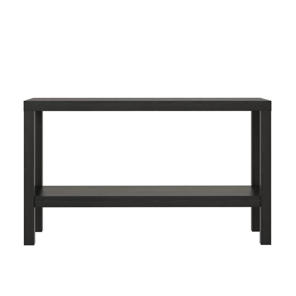 Ameriwood Home Ira Console Table - True Black Oak Finish, Entryway Sofa Table, Hallway Accent Furniture for Living Room & Bedroom Decor