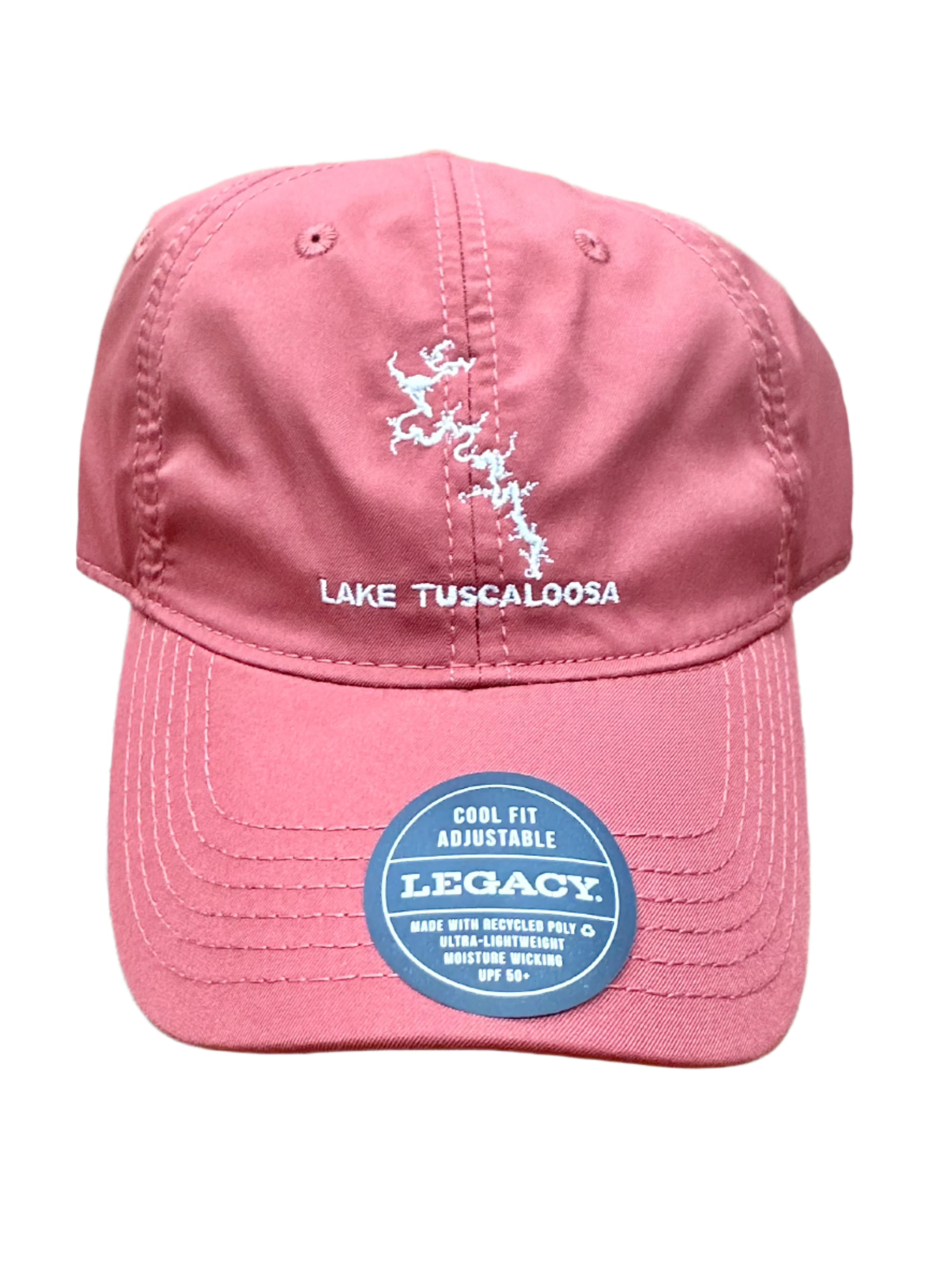 Legacy Lake Tuscaloosa Outline Hat - Stylish Embroidered Baseball Cap for Outdoor Adventures, Fishing & Casual Wear