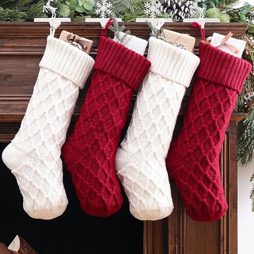 Honeycomb Cable Knit 4 Pack 18 Inches