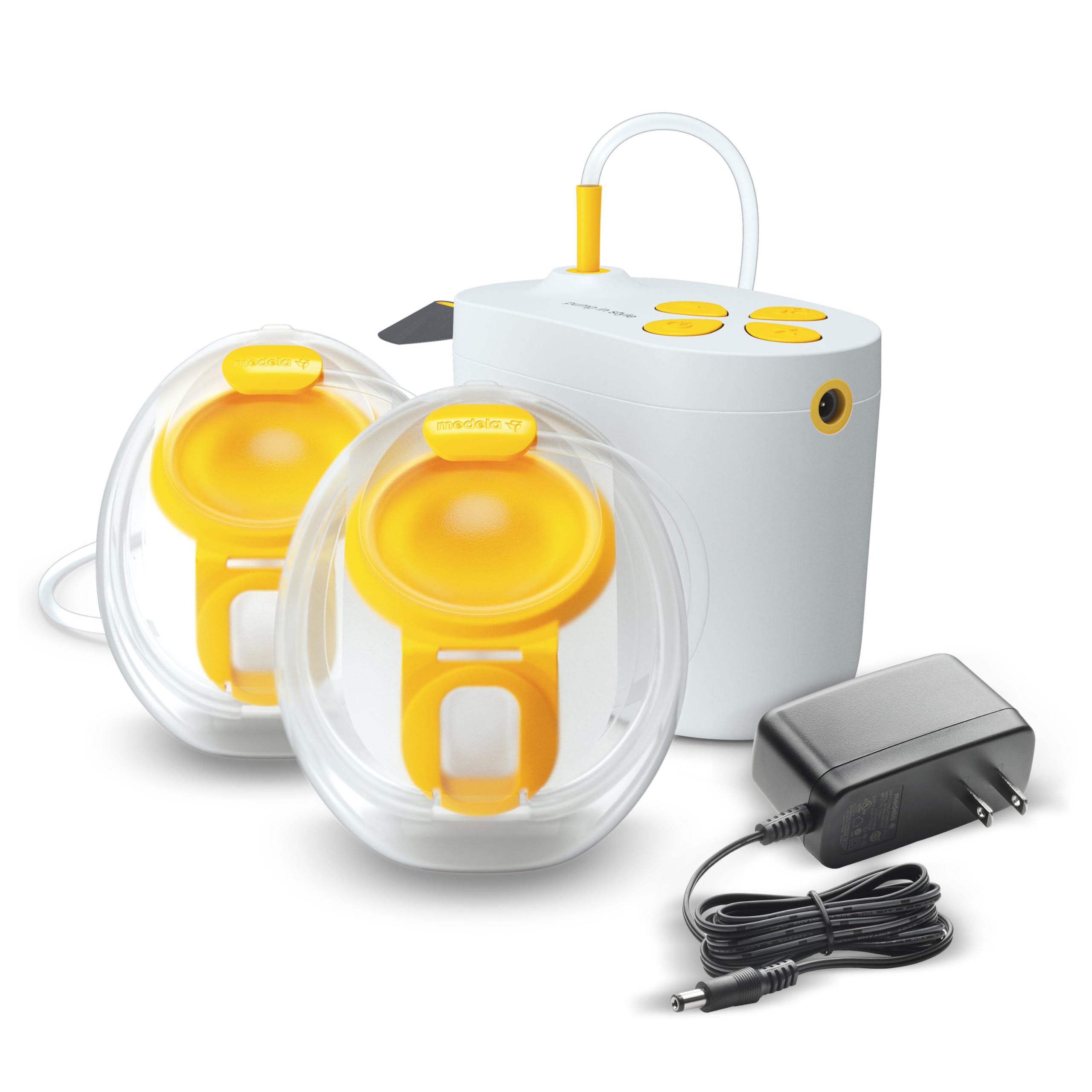 Medela Pump in Style Advanced Plug-in Electric Breast Pump with Wearable In-Bra Collection Cups - Hospital Strength, Easy to Clean - Perfect for Working Moms & On-the-Go Pumping