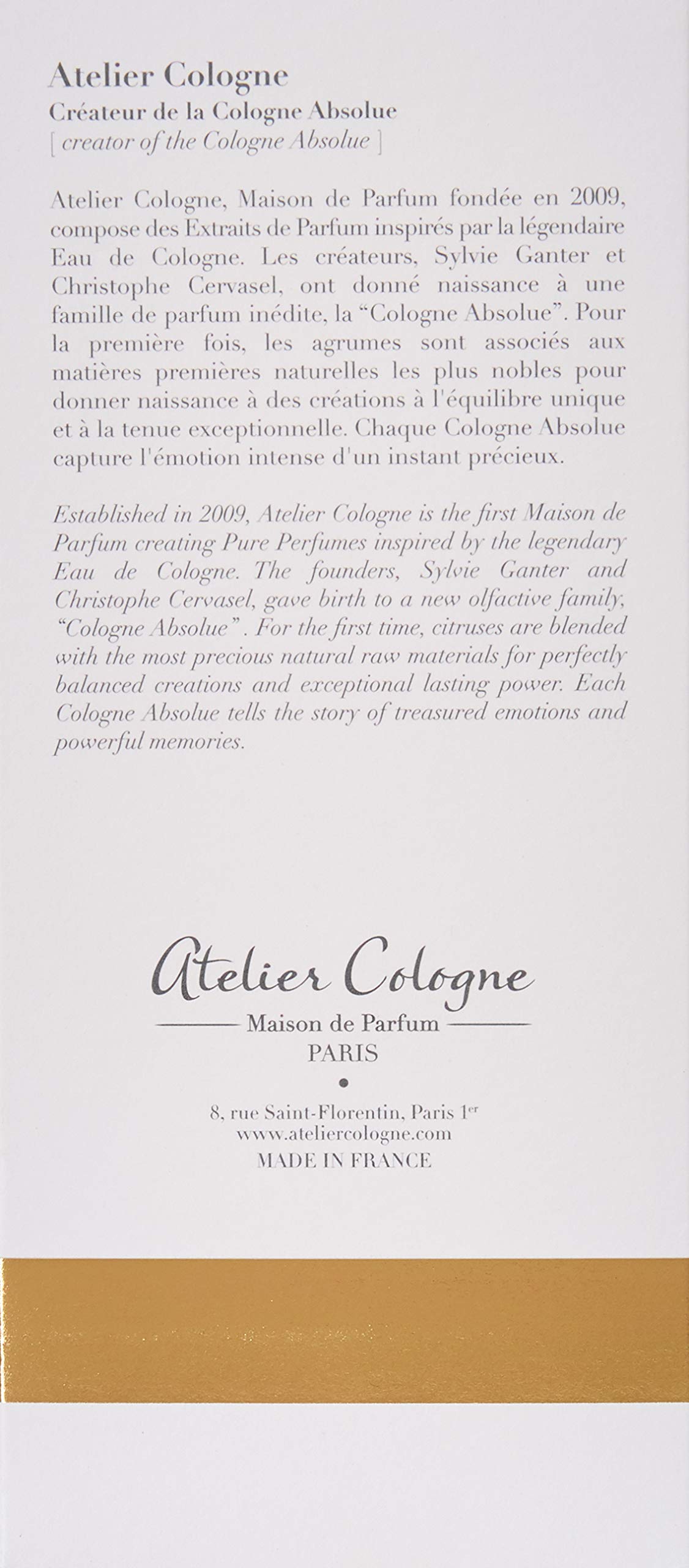 Atelier Cologne Mimosa Indigo Eau de Parfum Spray - 3.3 oz Unisex Perfume for Women & Men | Long-Lasting Floral Scent for Date Night, Office & Special Occasions