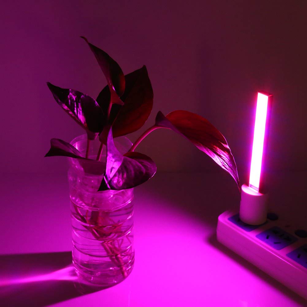5V USB LED Grow Light for Indoor Plants - 27LED/14LED 4.5W/2.5W Plant Growth Lamp for Flowering, Veggies & Potted Plants (12.4cm) - Perfect for Hydroponics, Greenhouses & Home Gardening