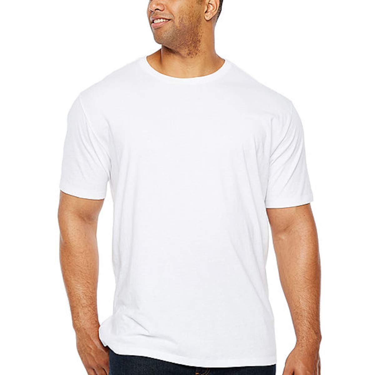 Big and Tall Men's Crew Neck Short Sleeve T-Shirt - Comfortable Cotton Tee for Casual Wear, Work & Outdoor Activities - The Foundry Supply Co.