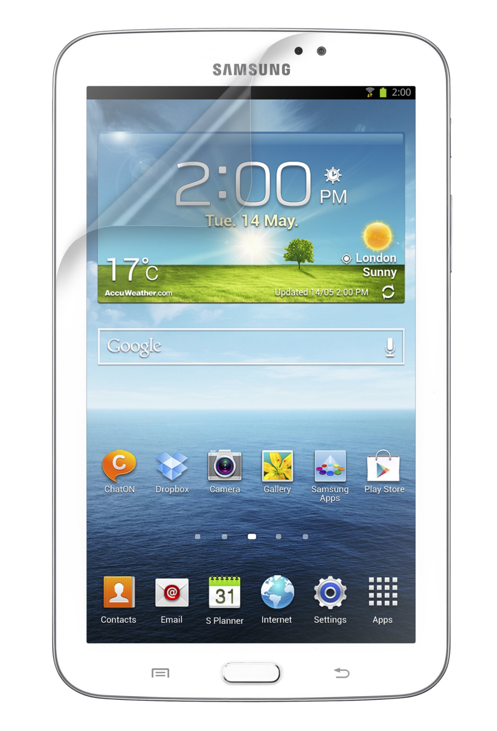 Premium Clear Screen Protector for Samsung Galaxy Tab 3 - 2 Pack | Anti-Scratch & Bubble-Free | Perfect for Work, Study & Entertainment