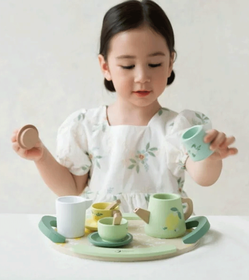 Classic World Handcrafted Wooden Tea Set - Traditional Japanese Style Ceremonial Tea Accessories for Home, Office & Gifting | Perfect for Tea Parties, Meditation & Zen Decor