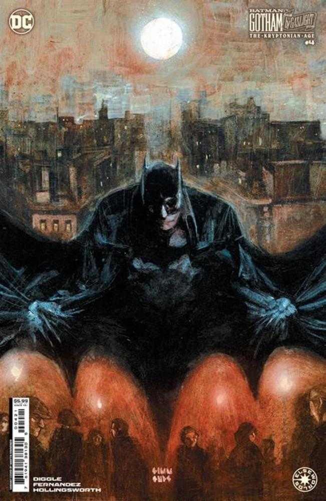 Batman Gotham By Gaslight The Kryptonian Age #4 (Of 12) Cover B Martin Simmonds Card Stock Variant - Comic Book Collectible for DC Fans & Graphic Novel Enthusiasts - Perfect for Display, Gifts & Comic Collections