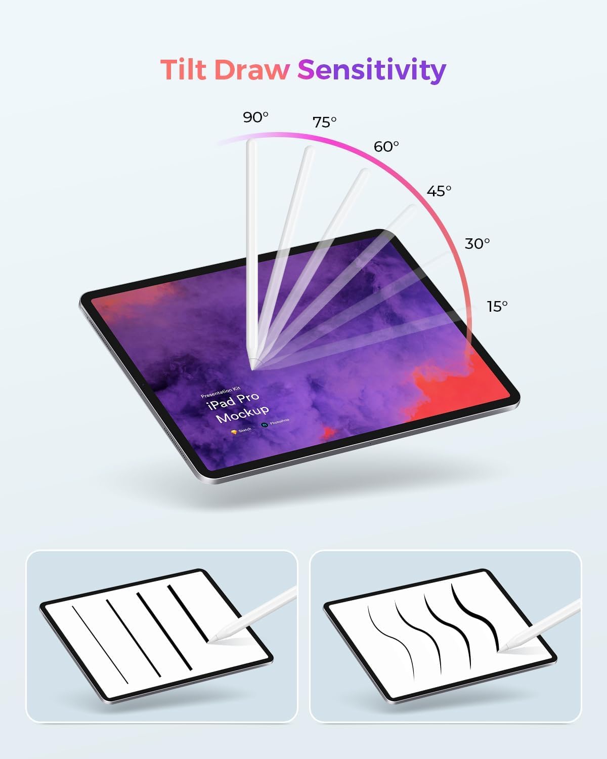 Apple Pencil 2nd Generation Replacement - Stylus for iPad Pro 11