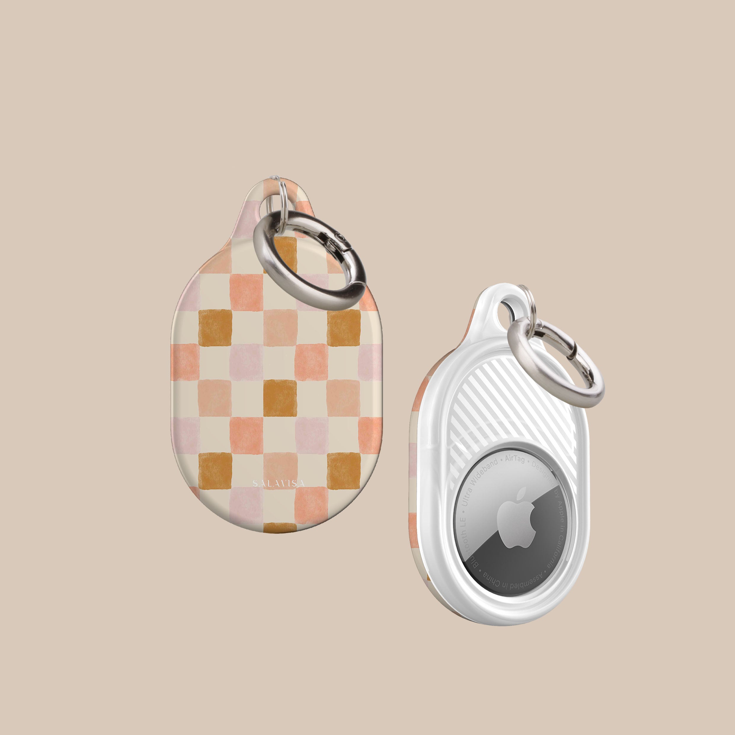 Summer Bliss AirTag Holder - Waterproof & Durable Keychain for Apple AirTag - Perfect for Travel, Luggage, Backpacks & Pets Tracking
