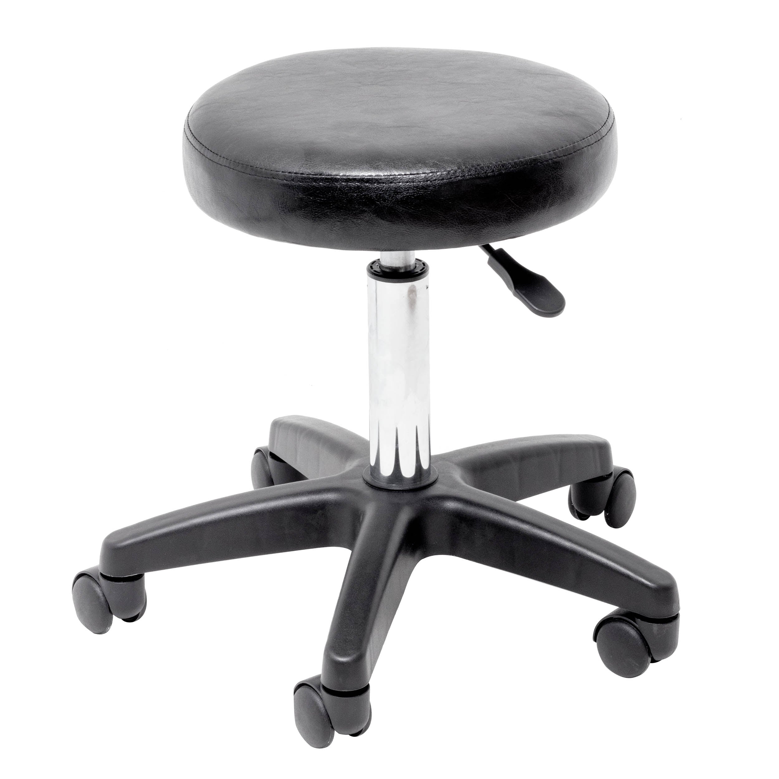 Adjustable Rolling Cushioned Photography Posing Stool - Perfect for Photo Studios, Portrait Sessions & Video Shoots