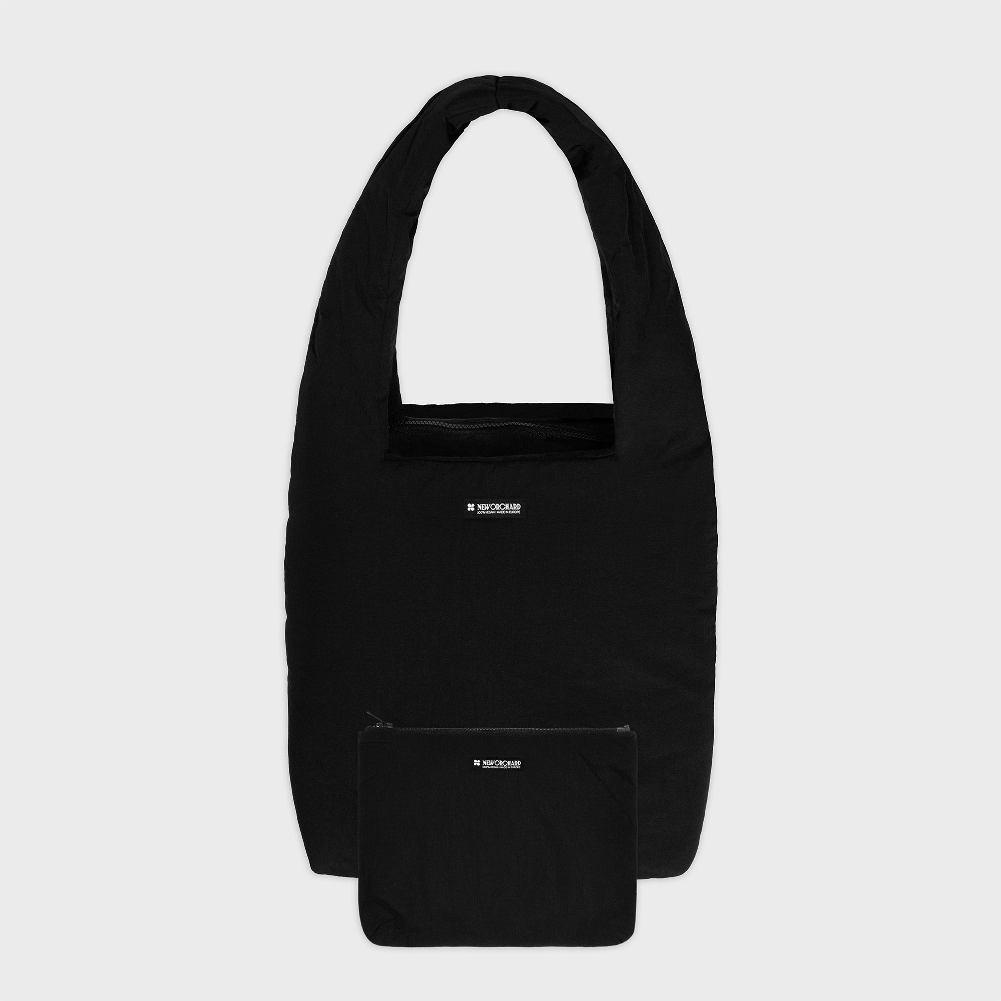 Vegan Water-Resistant Nylon Shoulder Bag for Women & Men | Lightweight Durable Crossbody Purse in Multiple Colors | Perfect for Travel, Work & Daily Use