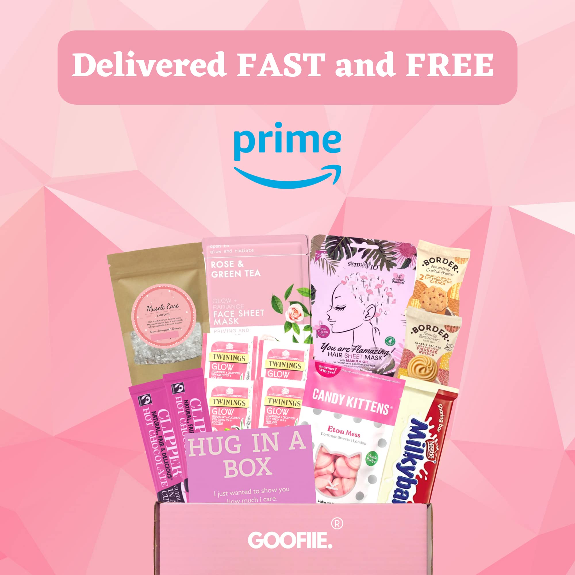 Luxury Relaxation Gift Box for Women - Spa Care Package with Bath Salts, Face Masks & Gourmet Snacks | Perfect for Home Spa Day, Mother's Day Gifts, Birthday Presents & Self-Care Moments