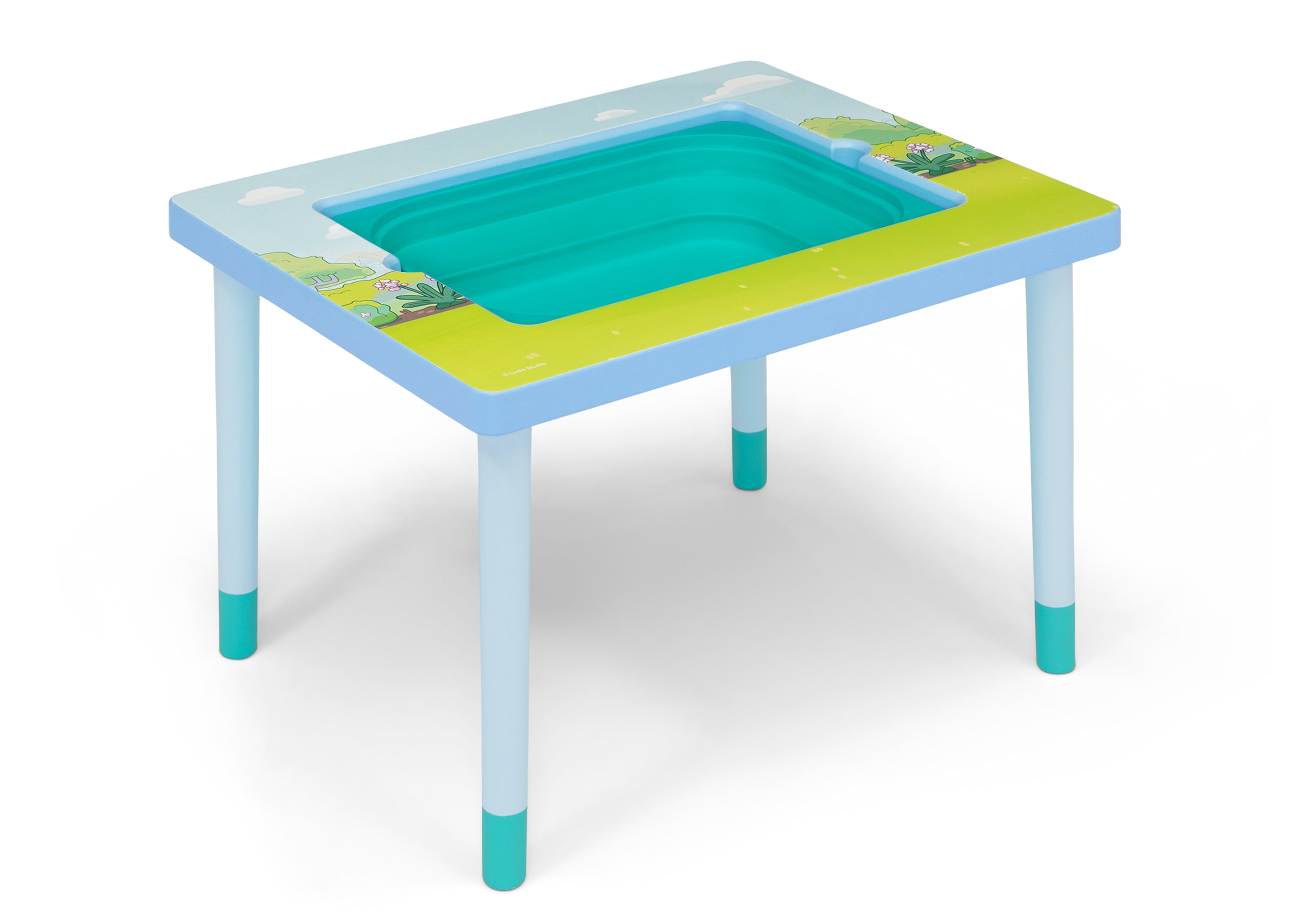 Bluey Compact Play & Learn Sensory Table for Kids - Interactive Learning Toy for Toddlers & Preschoolers - Perfect for Indoor & Outdoor Playtime, Sensory Development & Early Education Activities