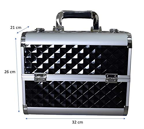 Pride Star Professional Makeup Kit - 12 Piece Cosmetic Set with Brushes & Mirror for Makeup Artists, Beginners & Travel | Perfect for Home, Salon & On-The-Go Beauty