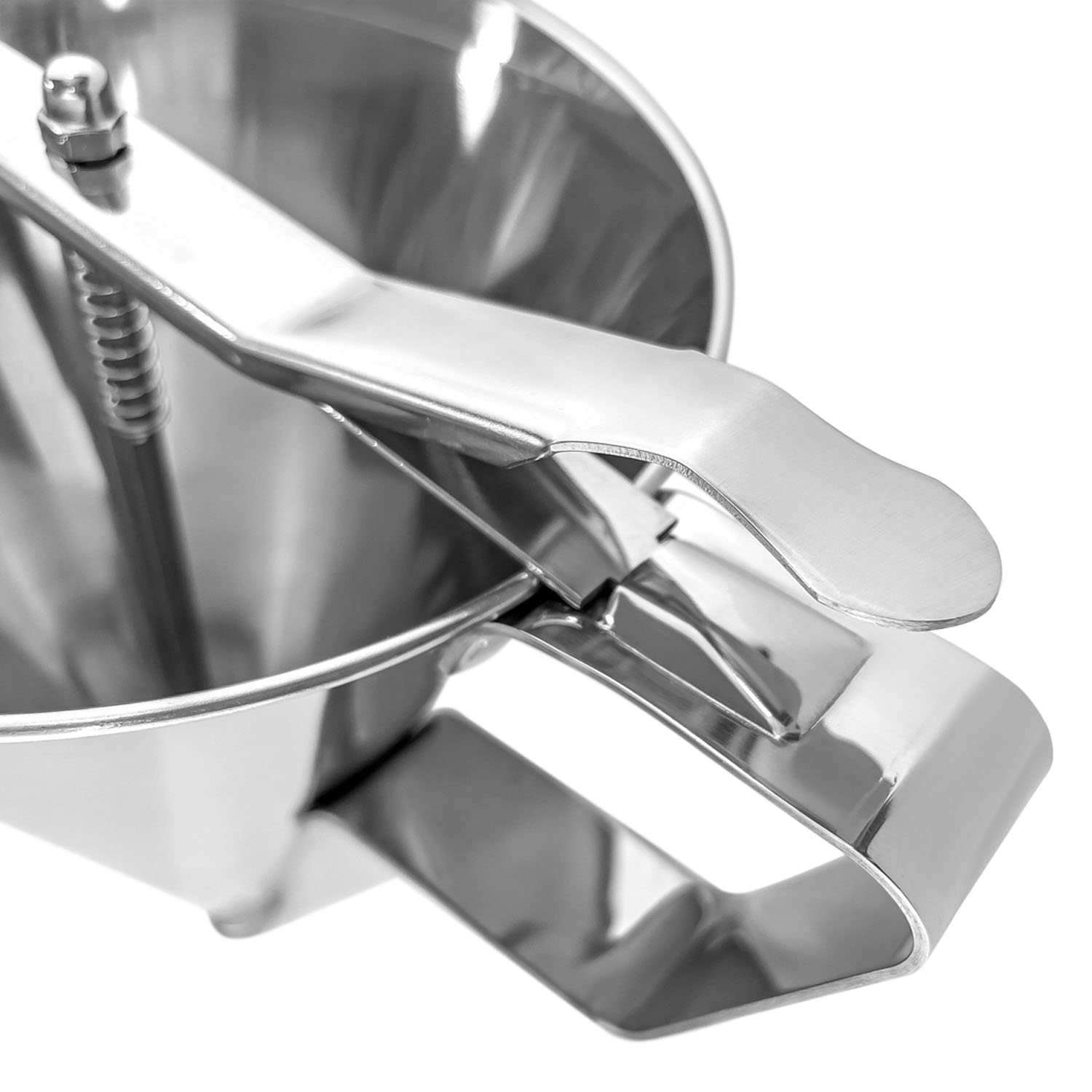 ALDKitchen Stainless Steel Dough Dispenser with 3 Nozzles & Funnel - Perfect for Baking Cookies, Cupcakes, Pancakes & Decorating Cakes