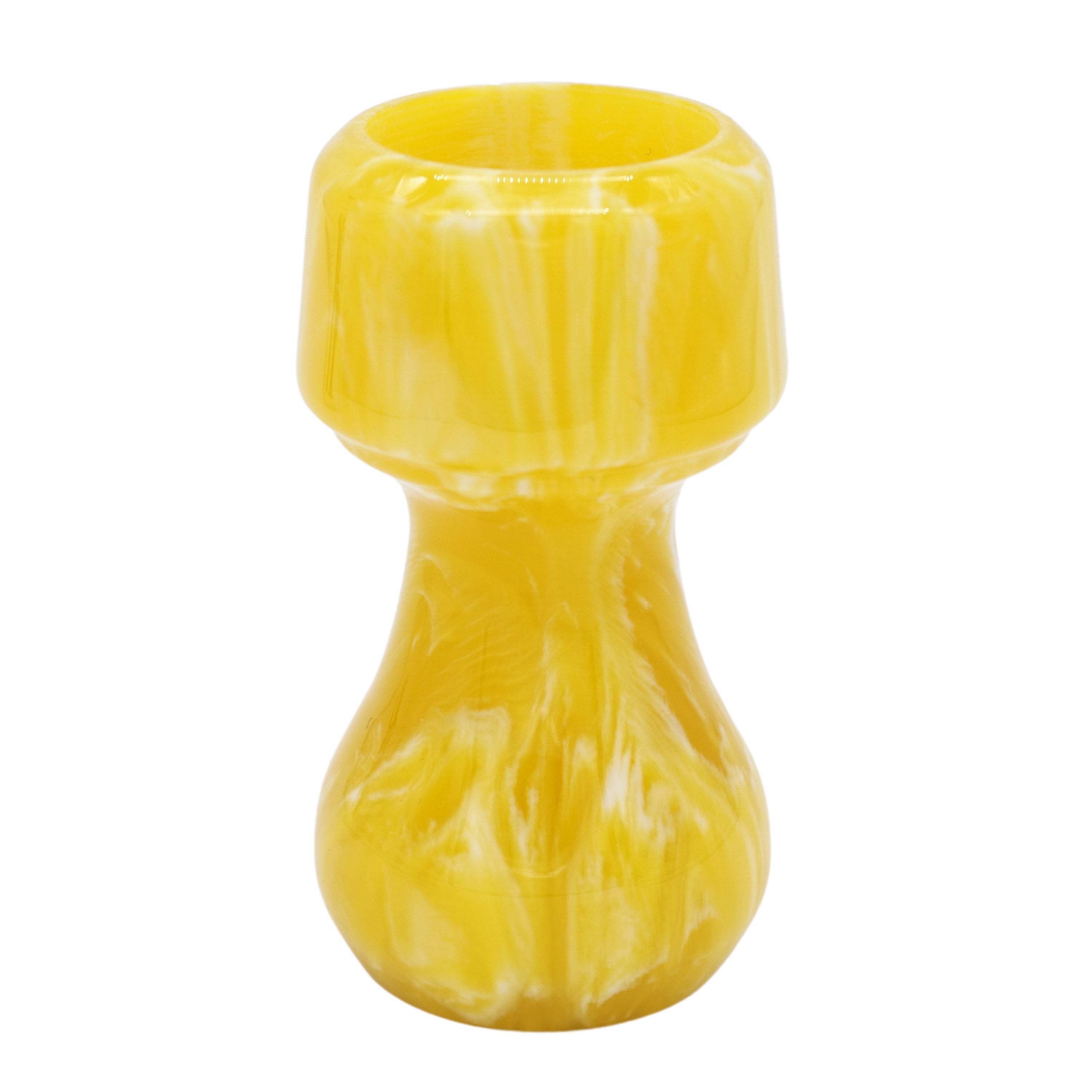 Premium Handcrafted Lemon Drop Shaving Brush Handle - Fits 24mm & 26mm Knots - Perfect for Wet Shaving & Grooming Gifts