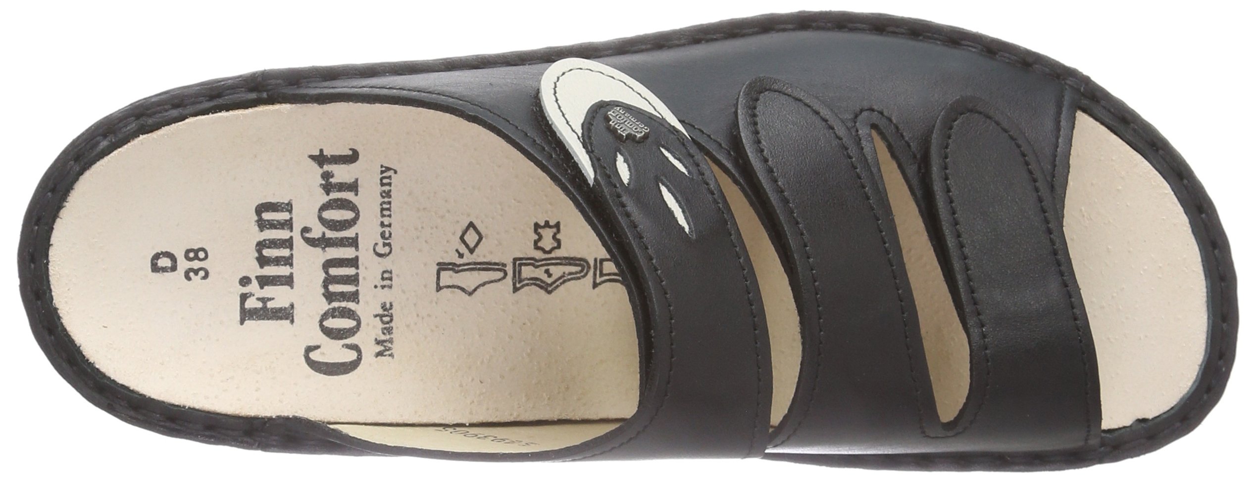 Finn Comfort Women's Wedge Heel Open Toe Sandals - Comfortable & Stylish Summer Casual Shoes for Walking, Travel & Beach Outfits
