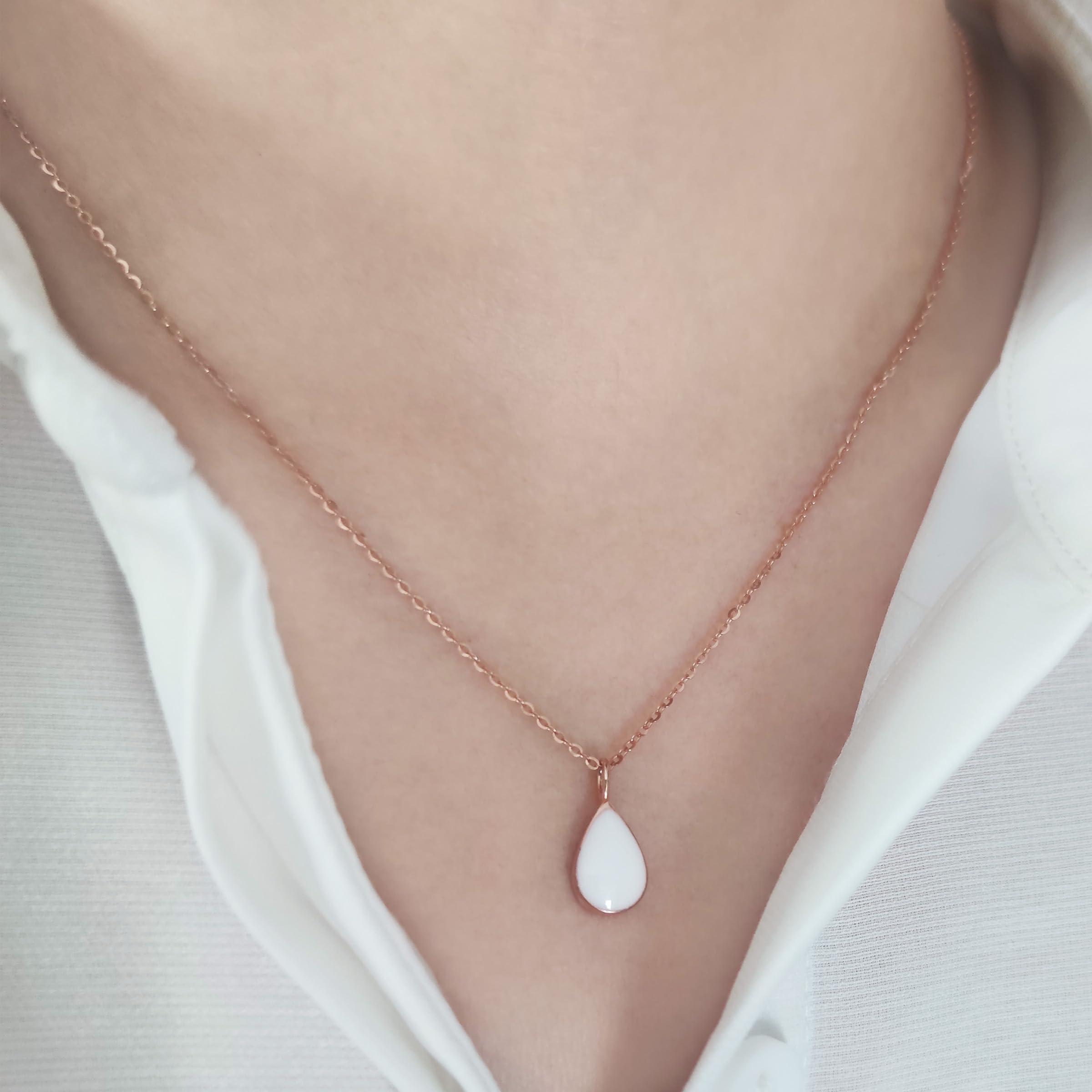 Sterling Silver DIY Breast Milk Jewelry Kit - Teardrop Breastmilk Necklace Making Set for New Moms | Perfect Mother's Day, Christmas & Birthday Gift for Her | Newborn Keepsake Present (Silver) | Ideal for Creating Cherished Memories & Breastfeeding Milestone Jewelry