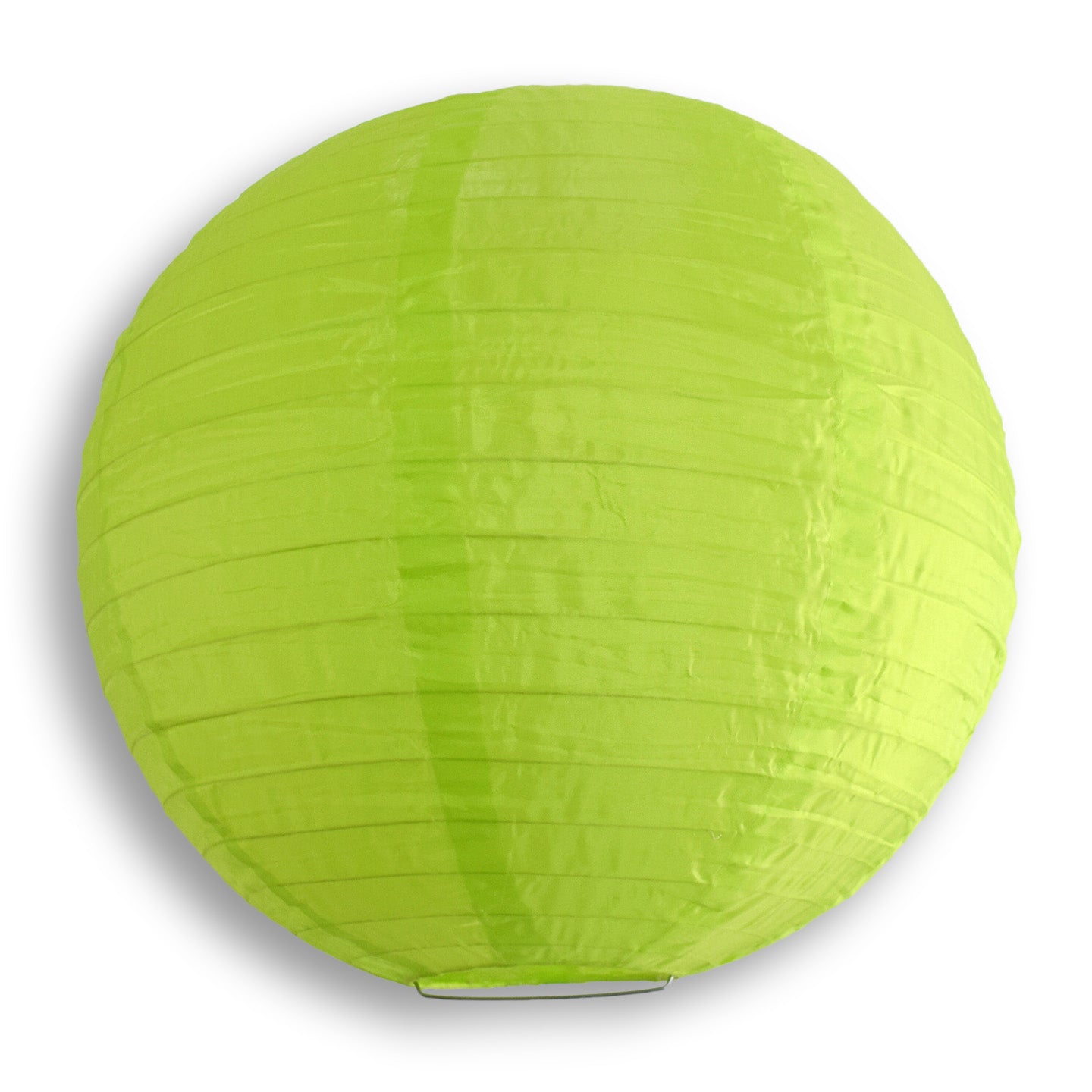 30 Pack Apple Green Jumbo Shimmering Nylon Lanterns with Even Ribbing - Durable Party Decorations for Outdoor Events, Weddings & Garden Parties