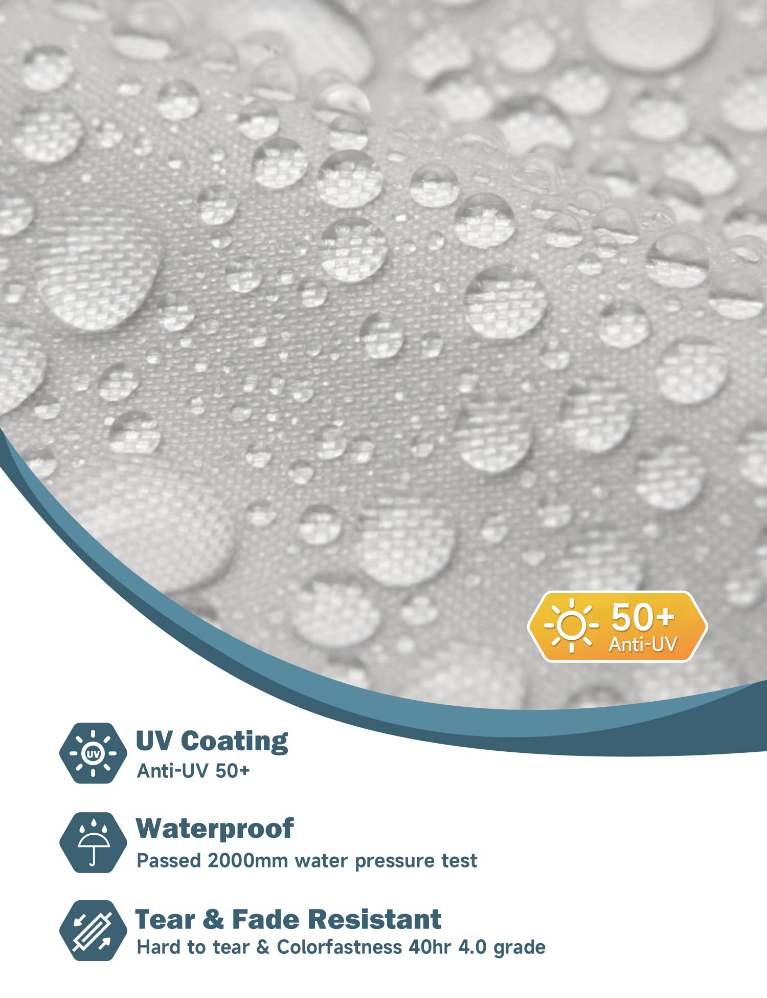 Umbrauto 600D Heavy Duty Boat Cover 16-18.5ft - Waterproof UV Resistant for Fishing & Bass Boats