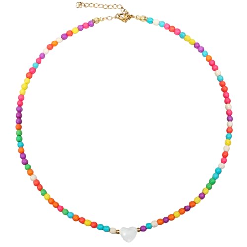 Beaded Necklace-Heart