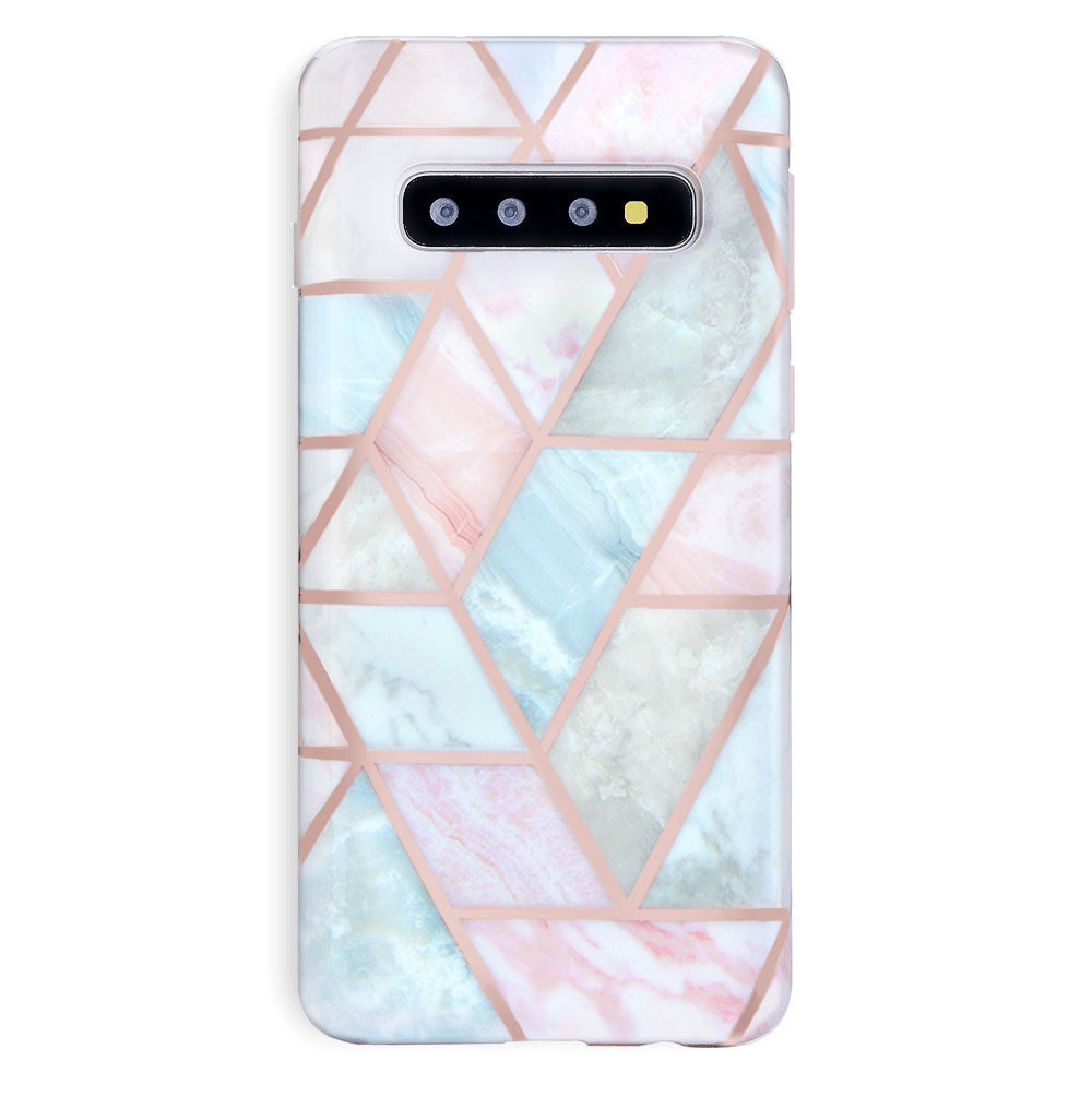 Geometric Marble Samsung Phone Case - Stylish Protective Cover for Samsung Galaxy S21/S20/Note 20 - Perfect for Everyday Use, Work & Travel