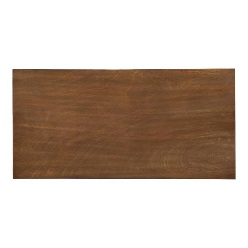 BOWERY HILL Wood Coffee Table Set - Antique Blue for Living Room Decor