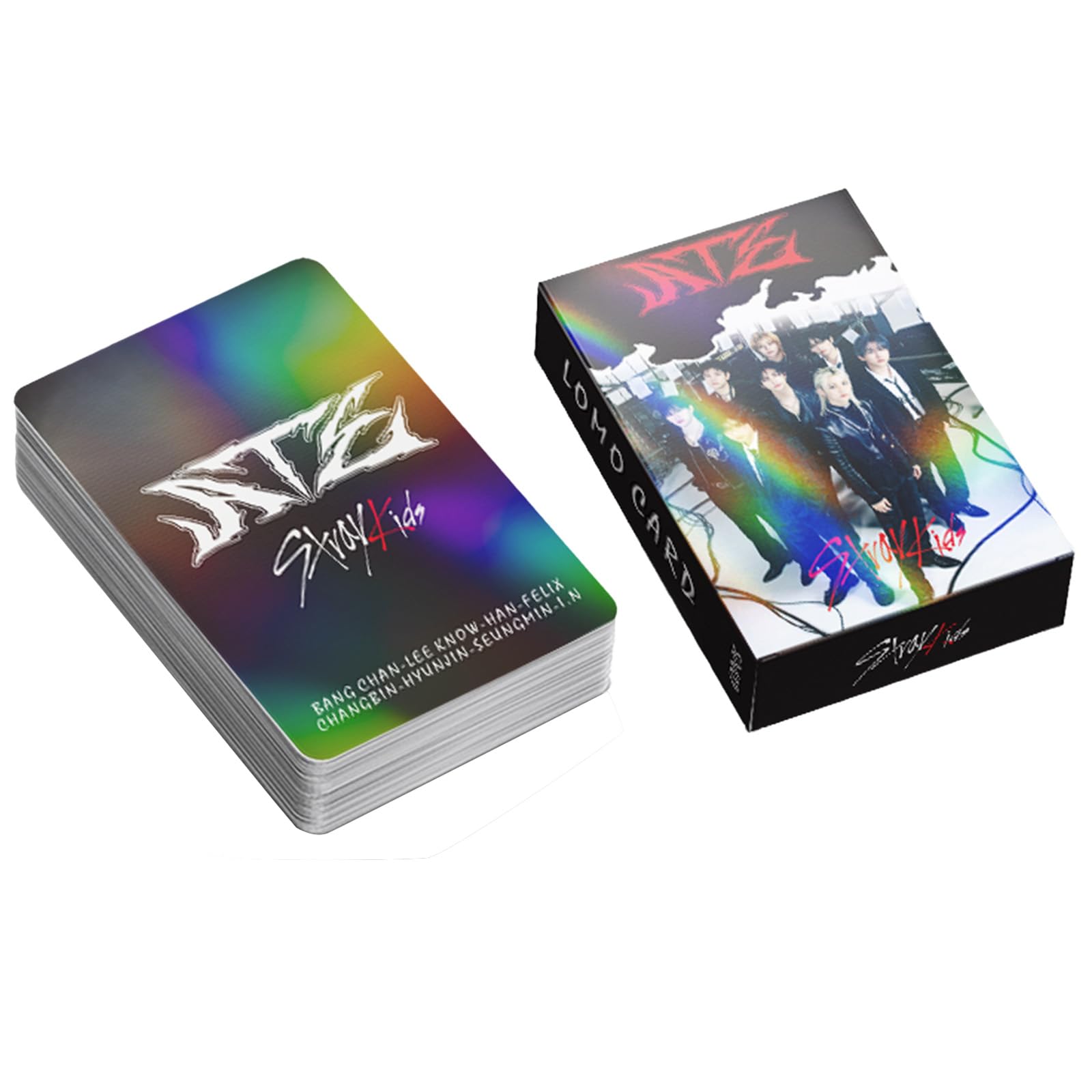 Stray Kids KPOP Photocard Set - 60 PCS Laser LOMO Cards for ATE Album | Kpop Collectibles, Fan Merchandise | Perfect Gift for Kpop Fans, Daughters - Ideal for Collection, Scrapbooking & Fan Events